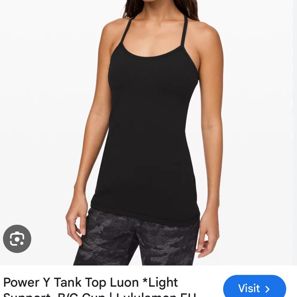 Black power y tank size 6